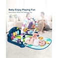thumbnail image 4 of Alfombrilla de juego para bebés Dearlomum Baby Gym con piano y 5 juguetes, 4 of 6