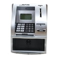 thumbnail image 1 of Mini alcancía ATM, tarro pequeño para dinero, caja de ahorro de dinero de juguete, alcancía para todas las edades plata, 1 of 9