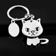 thumbnail image 4 of 2pcs Creative Cat Keychain Shaking Head Cat Key Chain Cat Pendant Key Ring, 4 of 7