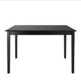 thumbnail image 3 of Weston Home Lexington 48" Rectangular Wood Dining Table, Black, 3 of 6