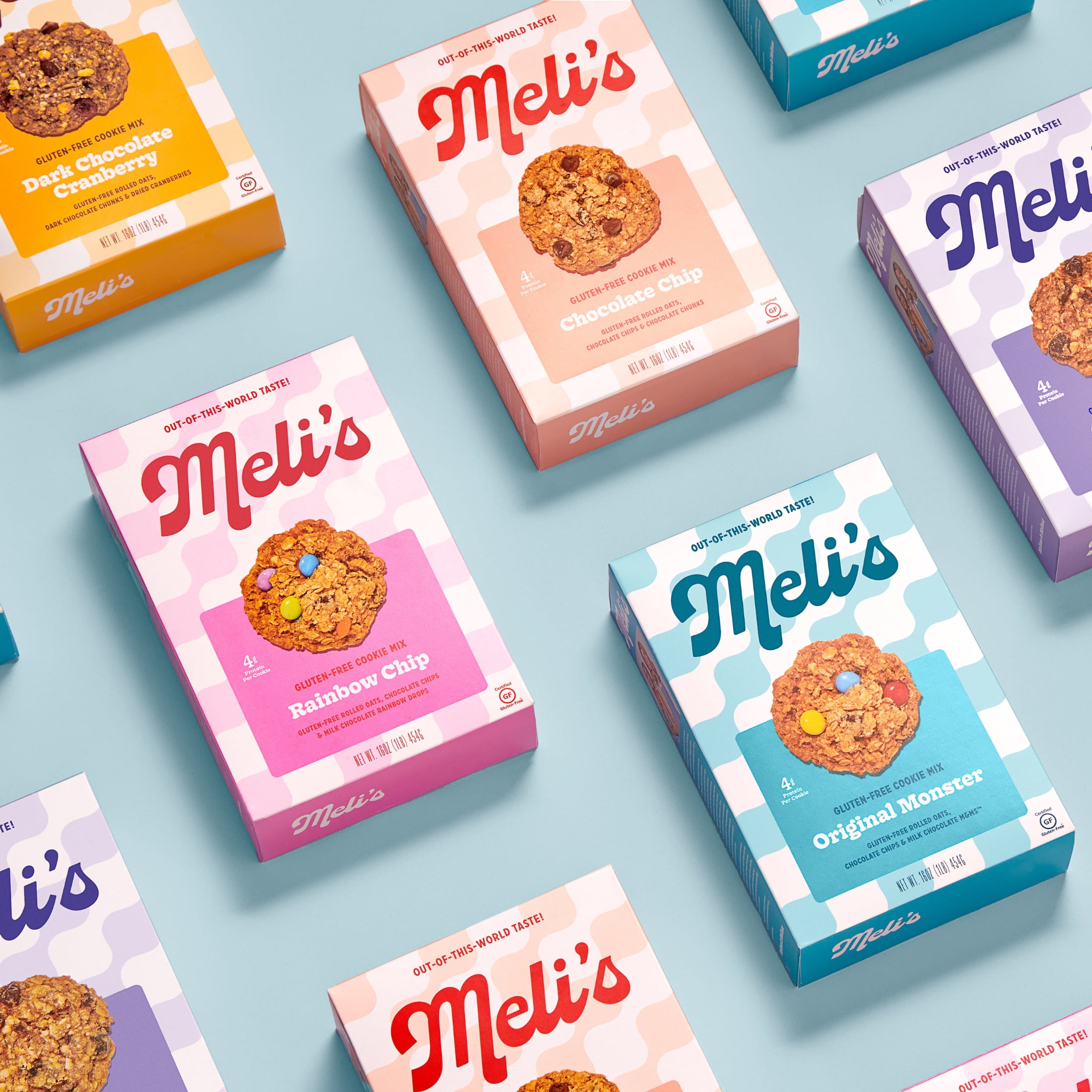 Meli's Monster Cookies - Oatey Raisin Mini Cookies - Case Of 6-4.5 oz, Baked
