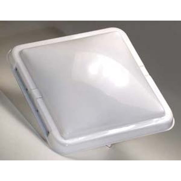 Ventline Couvercle de Ventilation de Toit BV0554-01 14-1/4 Pouce x 14-1/4 Pouce; Charnière Continue; Blanc; Polypropylène; Profil Rond Ancien; Simple