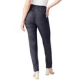 thumbnail image 2 of Roaman's Women's Plus Size Tall Plus Size Classic Stretch Straight Leg Jean, 2 of 2