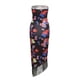 thumbnail image 5 of TRKIYQC Vestido sin mangas con estampado de flores para mujer Vestido sin tirantes con borlas decorativas de una sola pieza, vestido ajustado para fiesta de cóctel TRKIYQC moderno, 5 of 9