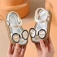 thumbnail image 2 of KPOPLK Toddler Boys Girls Slides Sandals for Swim Beach Kids Water Shoes Casual Summer Slippers Size 2,White, 2 of 4