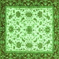 thumbnail image 1 of Ahgly Company Indoor Square Abstract Green Modern Area Rugs, 8' Square, 1 of 4
