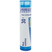 Boiron Nux Vomica 30C, Homeopathic Medicine for Heartburn Or Drowsiness Due To Excessive Eating Or Drinking, 80 Pellets