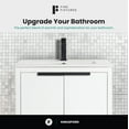 thumbnail image 4 of Fine Fixtures Kingsford Vanity 24" Wide With Doors - White - Sink Included, 4 of 10