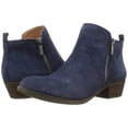 thumbnail image 1 of Lucky Brand Basel Ankle Bootie Bright Blue Suede Navy Ankle Booties (9), 1 of 6