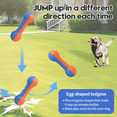 thumbnail image 3 of 2Pcs Dog Squeaky Toys for Aggressive Chewers, Durable Dog Chew Toys for Large Medium Breed Dog, Dog Toys, Tough Durable TPR Dogs Toys, Bones, 3 of 7