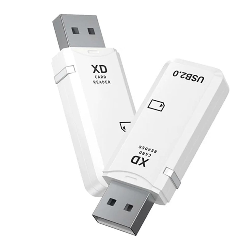 XD Picture Card Reader, USB 2.0 Memory Cards Adapter for Olympus Fuji Cameras, USB A to USB C Converter for PC Tablet and Smart Phones