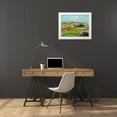 thumbnail image 3 of Gauguin, Paul 32x26 White Modern Wood Framed Museum Art Print Titled - Landscape at Le Pouldu, 3 of 4
