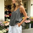 thumbnail image 4 of HappyYEE Women’s Camisole Tops with Lace Trim, Adjustable Spaghetti Strap Sleeveless Tops, Regular Fits Fashion Versatile Cami Tops Dark Gray XL, 4 of 8