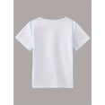 thumbnail image 2 of Back-to-School Pencil Print Girls' T-Shirt - Comfy Blend, Short Sleeve, Crew Neck Top for Youngsters - Perfect for Spring/Summer/Fall, 2 of 7