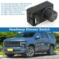 thumbnail image 3 of Interruptor de faros Unique Bargains No.23187806/84154110 para Chevrolet Silverado 1500 2015-2017, 3 of 7