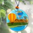 thumbnail image 5 of Ruth's Ethical Goods Hot Air Balloon Christmas Tree Ornament - Art Glass Light Catcher, 5 of 6