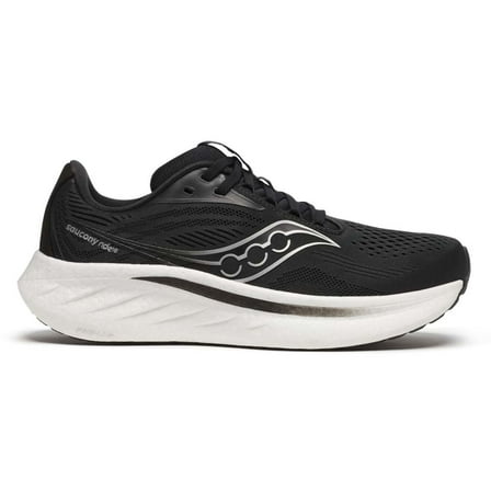 Saucony Ride 18 - Women's, Black/White, 9.5