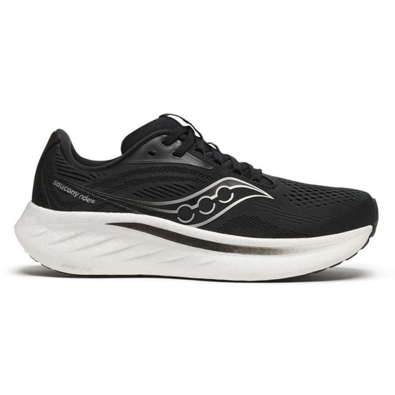 Saucony Ride 18 - Women's, Black/White, 8.5