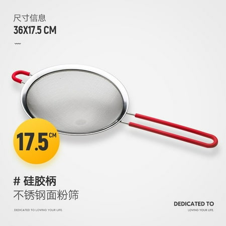 

Round 304 Stainless Steel Mesh Flour Sieve Sieve Strainer Cake Baking Tools Kitchen Accessories