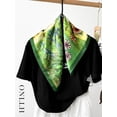 thumbnail image 5 of 100% Mulberry Silk Scarf for Women Hair Lightweight Square Neckerchief Wrap For Head Scarves 21", 5 of 10