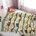 thumbnail image 6 of Yibo Farm Animals Print Blanket Flannel Soft and Comfortable Anti-static Bed Sofa Blanket, 6 of 7