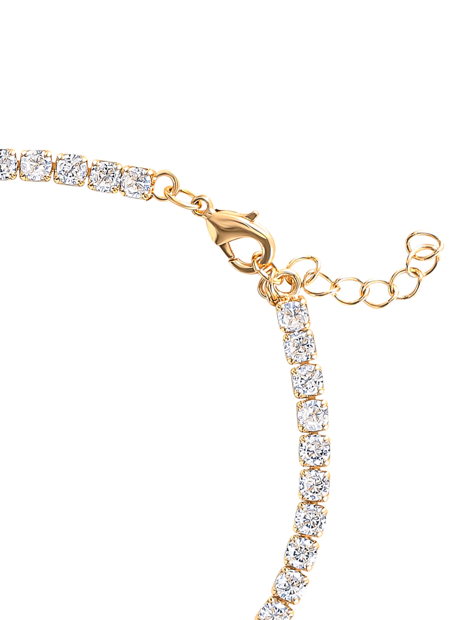 Believe by Brilliance Women's Gold Plated Cubic Zirconia Love Bracelet