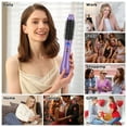 thumbnail image 6 of Hair Dryer and Blow Dryer Brush in one, Aima Beauty 4 in 1 Upgrade Hot Air Brush for Women, Negative ion, Frizz Less,  Purple, 6 of 6