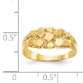 thumbnail image 3 of 14k Yellow Gold Nugget Ring, 3 of 9