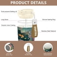 thumbnail image 3 of 500ml Double-Wall Vacuum Insulated Tumblers Stainless Steel Coffee Tumbler with Ceramic Coating Cute Elephant, 3 of 8