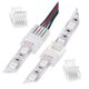 thumbnail image 2 of conectores sin soldadura de 2/3/4 pines de 8 mm y 10 mm para tiras de LED de un solo color/RGB/WS2811, conectores rápidos de luz de neón, accesorios, 2 of 5