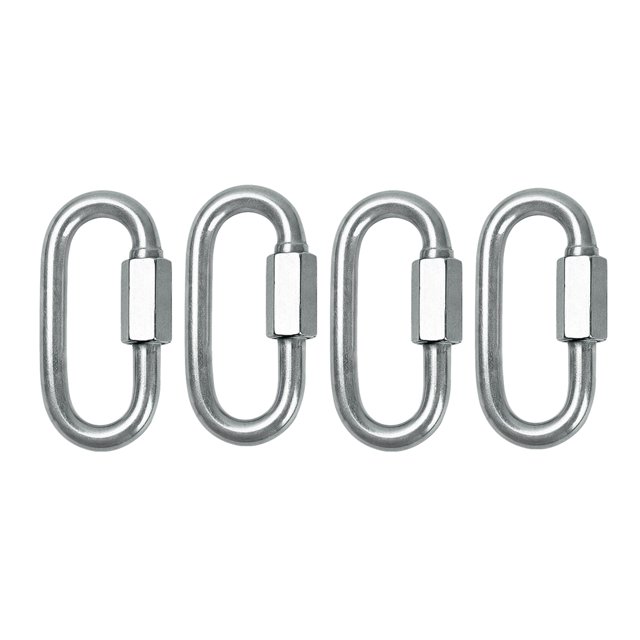 UPGRATOR 4PCS S-Shape Shackle Stainless Steel Quick Link for Chains Connections