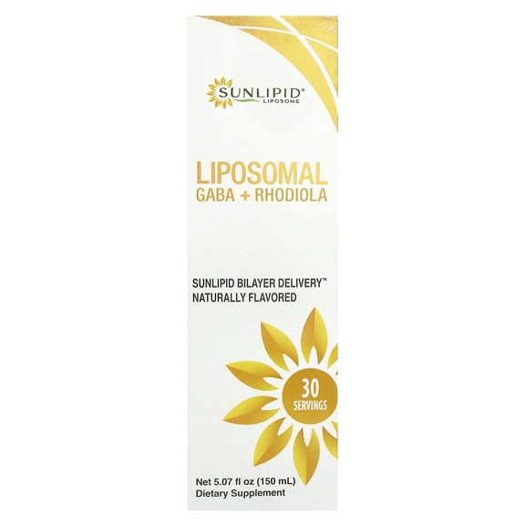SunLipid Liposomal GABA   Rhodiola, 5.07 fl oz (150 ml)