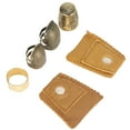 thumbnail image 1 of Kit de dedal de costura, accesorios de bordado, Protector de trabajo hecho a mano, bricolaje, 1 of 14