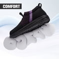 thumbnail image 3 of LARNMERN Steel Toe Shoes Loafers Women Non-slip Safety Shoe Comfortable Breathable Walking Sneakers Shoes, 3 of 7
