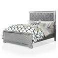 thumbnail image 5 of FOA Chid 3pc Silver Solid Wood Bedroom Set - Queen + 2 Nightstands, 5 of 16