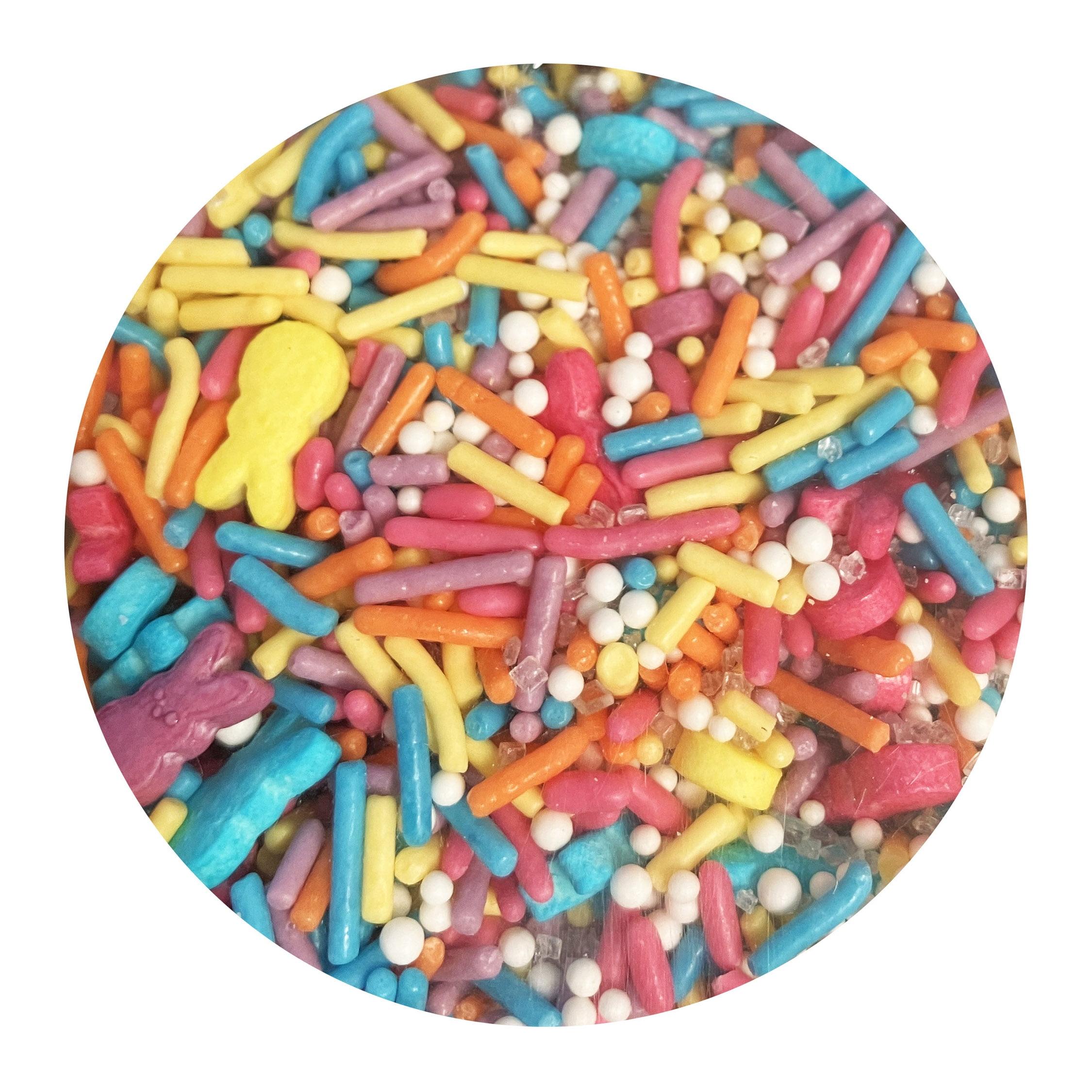(3 pack) PEEPS Easter Marshmallow Flavored Multicolor Sprinkles, 2.82oz