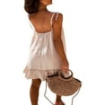 thumbnail image 3 of Élégante Robe-Écharpe pour Femmes avec Bretelles Spaghetti et Design Tie-up Backless, 3 of 4