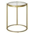 thumbnail image 5 of Evelyn&Zoe Duxbury 16" Wide Round Side Table, Brass, 5 of 9
