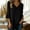 Black-A, variant on FRSASU 3/4 Sleeve Button Up Shirts for Women Casual Tunic Tops V-Neck Casual Summer Vacation Loose Seniors Blouses Wine