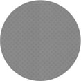 thumbnail image 1 of Ahgly Company Tapis Rond Lavable en Machine Intérieur Transitionnel Sonic Gris Argenté, 4 Pieds Rond, 1 of 7