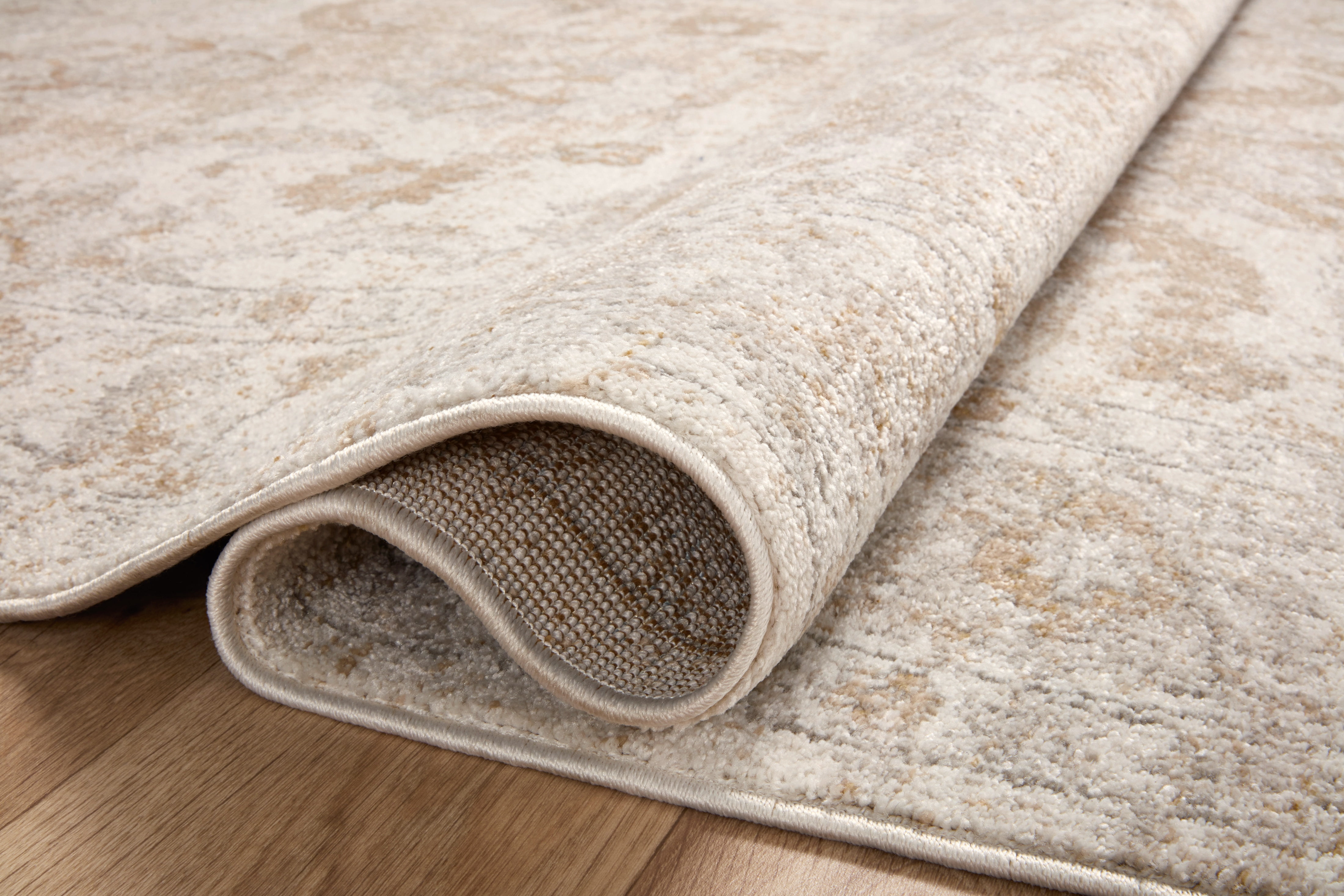 Loloi Odette Ivory / Beige 2'-7" x 8'-0" Runner Rug