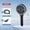 Matte Black, variant on Powerful 6-Mode Handheld Shower Head High Pressure Water Spray with Rainfall Massage Pulse Spray Hybrid Bubble Patterns Premium ABS Material Wall Mount Showerhead Modern Bathroom Upgrade Ideal