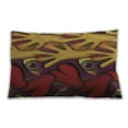 thumbnail image 1 of Ahgly Company Indoor Rectangular Contemporary Lumbar Throw Pillow, 13 inch by 19 inch, 1 of 5