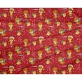 thumbnail image 4 of oneOone Polyester Spandex Red Fabric Merry Christmas Craft Projects Decor Fabric Printed By The Yard 56 Inch Wide-PFM, 4 of 4