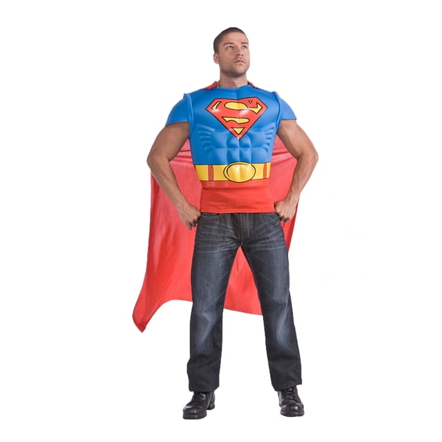 Disfraz de Superman Muscle Chest para adultos, talla XL