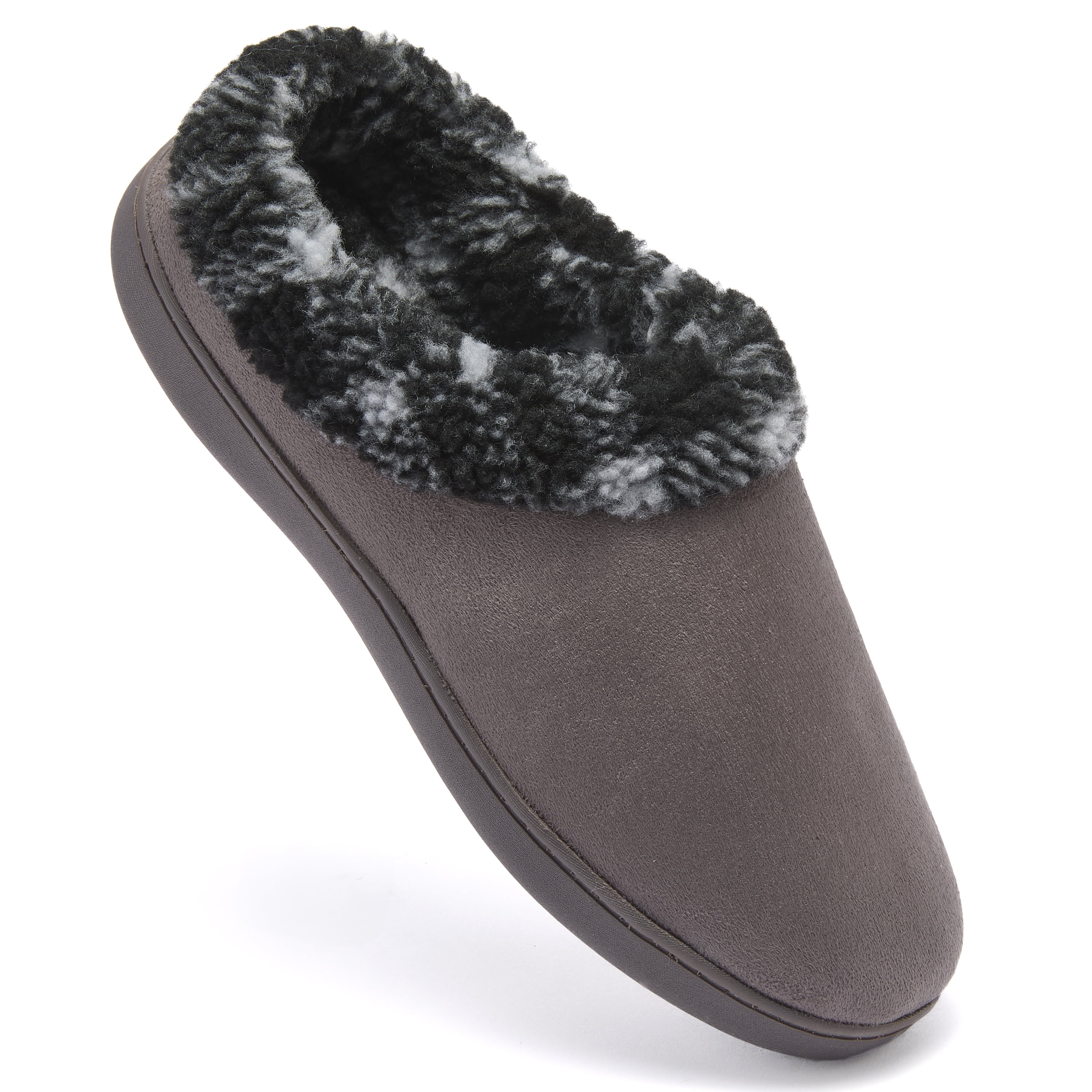 Fruit of the Loom Men's Printed Sherpa Lined Clog
