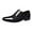 Black, variant on Mens Dress Shoes British Style Splicing Together Lattice Pointy Toe Lace up Fashion Classic Formal Business Casual Comfy Patent Leather Shoes Dark Blue