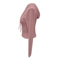 thumbnail image 5 of Vinsonshop Women's Lightweight Zip Up Hoodie Drawstring Long Sleeve Cropped Jacket (S-XXL), 5 of 6