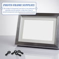 thumbnail image 4 of RUNROTOO 300Pcs Picture Framing Fixing Accessories Frame Hardware Clips Black Iron Use, 4 of 8