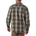 thumbnail image 2 of Wrangler Authentics Men's Long Sleeve Sherpa Lined Shirt Jacket, Olive Sky, Small, 2 of 5
